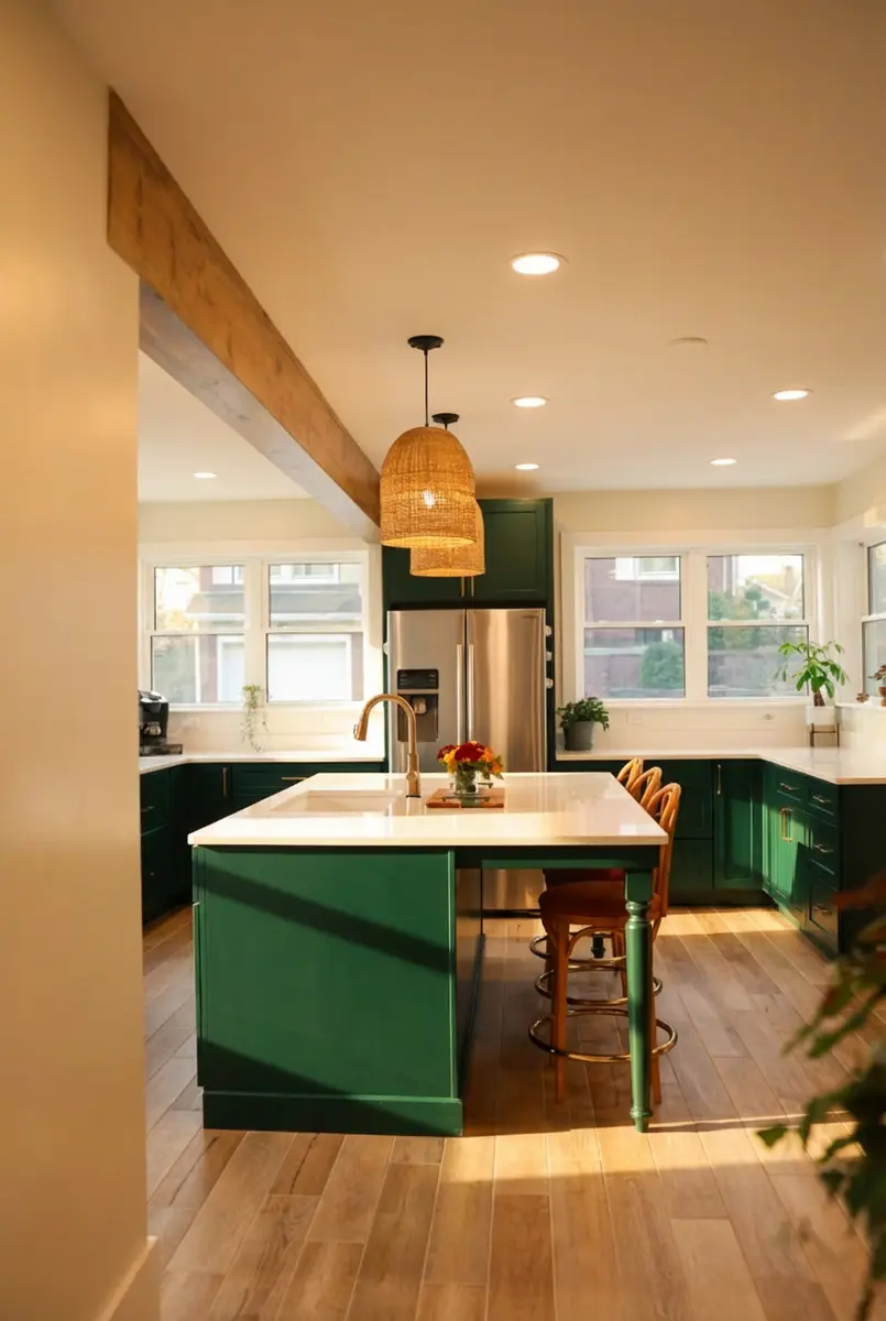 Bold And Warm Kitchen Remodel in East Moline, IL by Patt Co. Design project photo