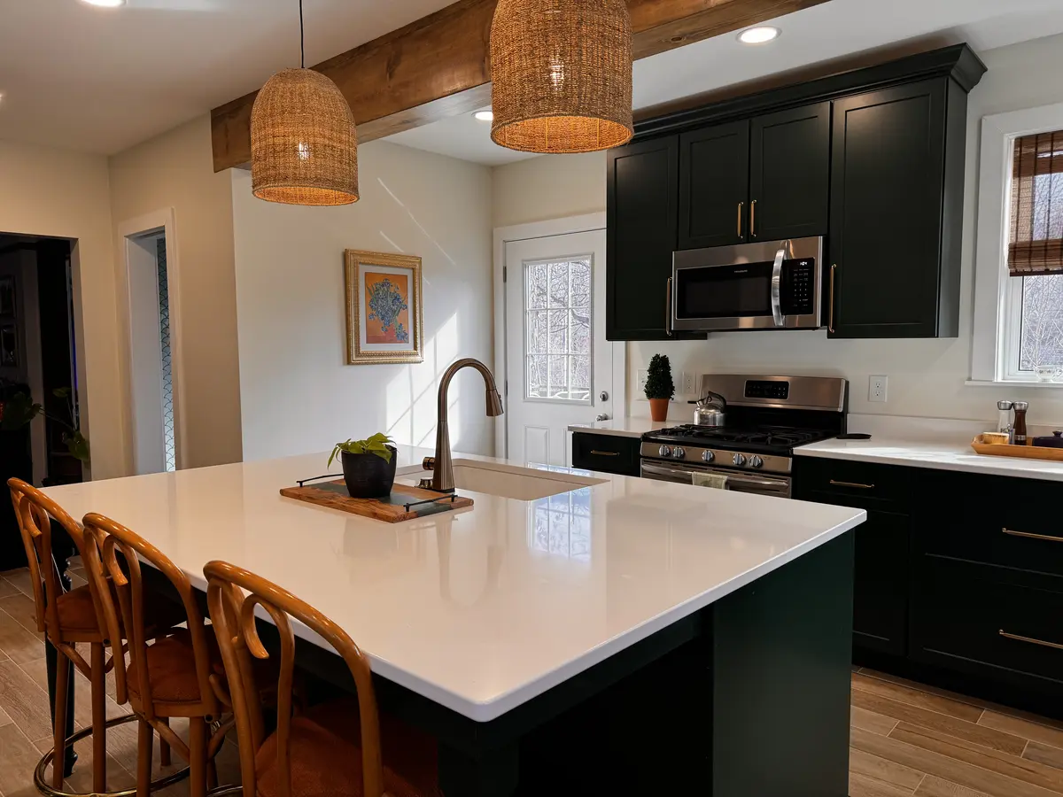 Bold And Warm Kitchen Remodel in East Moline, IL by Patt Co. Design project photo 9