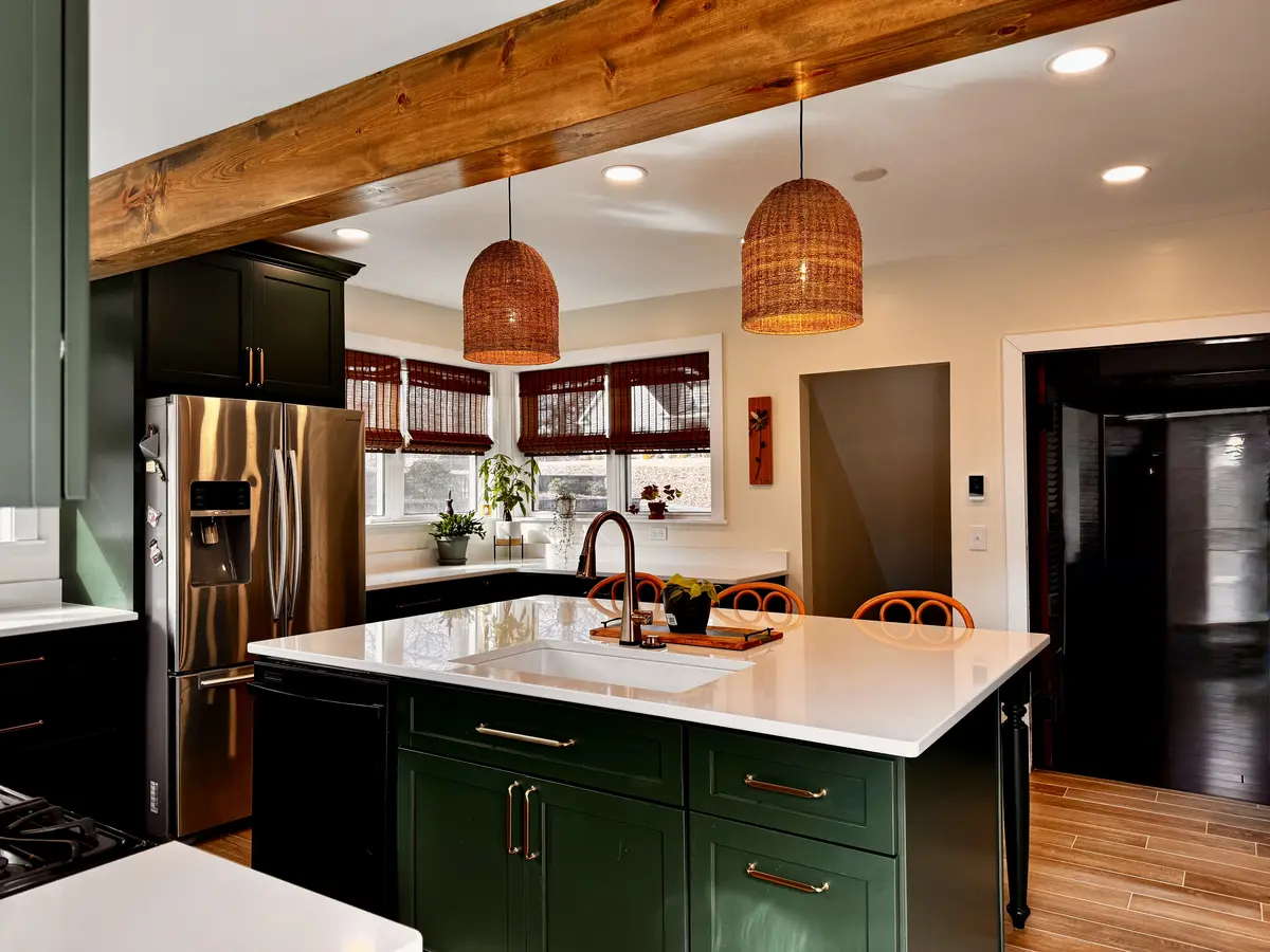 Bold And Warm Kitchen Remodel in East Moline, IL by Patt Co. Design project photo 4