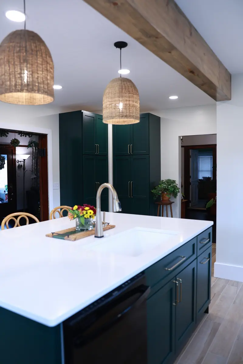 Bold And Warm Kitchen Remodel in East Moline, IL by Patt Co. Design project photo 8