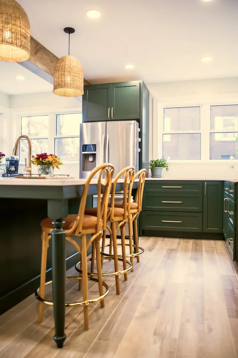 Bold And Warm Kitchen Remodel in East Moline, IL by Patt Co. Design project photo 3