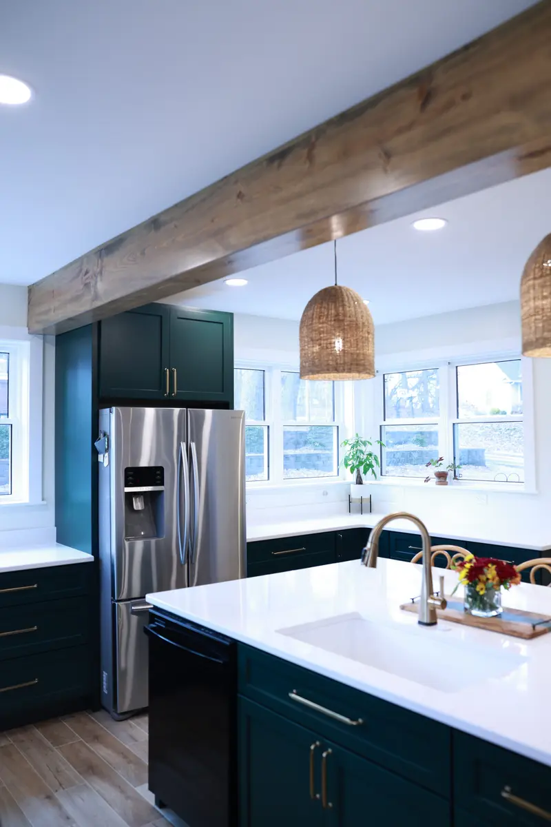 Bold And Warm Kitchen Remodel in East Moline, IL by Patt Co. Design project photo 7